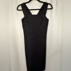NWOT French Connection Black Sleeveless Crisscross Back Dress Sizes 0 & 10
